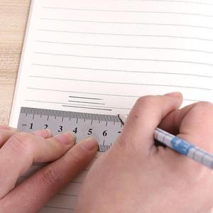 Steel Ruler 15Cm Metal Straight <b>Edge</b> For Student School Stationery Measurement <b>Tool</b> - Product Image 3