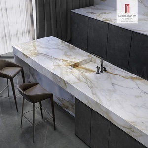 Offre Spéciale 1200*2400*6 dalles <span class=keywords><strong>de</strong></span> pierre frittée Calacatta or îlot <span class=keywords><strong>de</strong></span> cuisine supplémentaire - Product Image 6