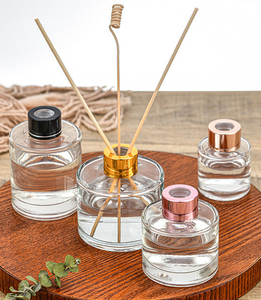 Hot Empty Glass <b>Diffuser</b> Bottles 2ml 3ml 5ml 10ml Customizable Capacity Round Shape with <b>Reeds</b> Plastic Screw Cap Screen Printing - Product Image 4