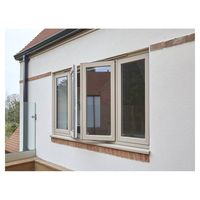 Fenêtres extérieures résidentielles en PVC de haute qualité avec vitrage trempé anti-UV et anti-vieillissement – Vente en gros