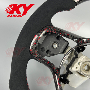 Accessoires intérieurs pour Mitsubishi Lancer EVO X Evolution SE Outlander EX Racing, volant personnalisé en fibre de carbone - Product Image 2