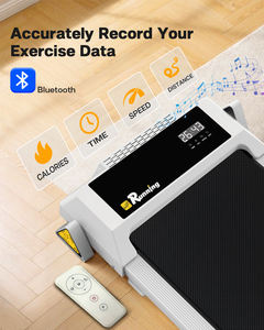 Cinta de correr plegable para uso en gimnasio en casa SHULI, potencia del Motor 2,5, peso máximo del usuario, pantalla LED de 120kg, almohadilla para caminar con Control remoto - Product Image 2