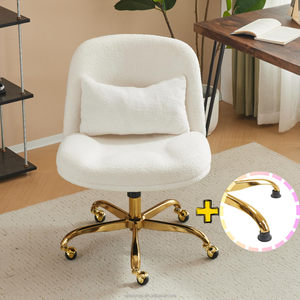 Brown Synthetic PU Leather Full Back <strong>Swivel</strong> <strong>Office</strong> <strong>Chair</strong> with <strong>Wheels</strong>, <strong>Office</strong> Furniture, Commercial Furniture - Product Image 6