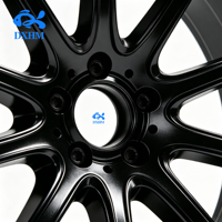 عجلات ألومنيوم مطروقة سوداء متعددة الأذرع 6061 T6 مقاس 5x114.3 5x120 5x112 17 18 19 20 بوصة عجلات مقعرة رخيصة لسيارات مرسيدس وسوبارو