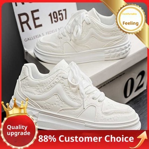 Zapatos de Hombre, Verano 2025, Nuevos, con Cordones, Color Sólido, Casuales para Exteriores, Deportivos, con Suela Gruesa, Resistentes al Desgaste - Product Image 6