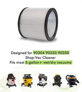 Filtro <span class=keywords><strong>de</strong></span> cartucho <span class=keywords><strong>de</strong></span> repuesto lavable y reutilizable DCV5801H HEPA para DeWalt para <span class=keywords><strong>Shop</strong></span> <span class=keywords><strong>Vac</strong></span> DCV580/DCV581H para uso doméstico - Product Image 5