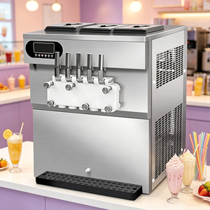 Macchina per Gelato Soft Serve Commerciale con Funzioni per Snack <span class=keywords><strong>Bar</strong></span> e Caffetterie - Product Image 2