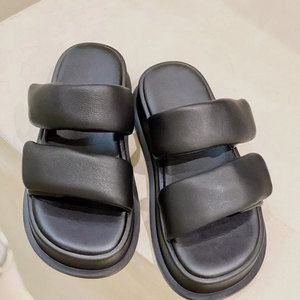 Sandales à plateforme à double bride, style décontracté pour femmes, semelle souple, Xinzirain - Product Image 1