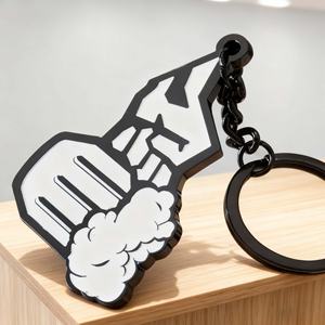 Llavero de Metal Suave Personalizado con Logotipo, de Aleación de Zinc, Adorno de Recuerdo, Colgante Impermeable de Alta Calidad, Venta al Por Mayor - Product Image 2