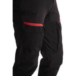 BLAKLADER - 145618459956D116 Service <b>trousers</b> with stretch Black/<b>Red</b> - EAN 7330509651612 WORK <b>TROUSERS</b> <b>CARGO</b> WORK <b>TROUSERS</b> - Product Image 4