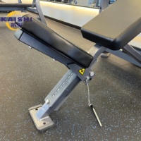 Banc de musculation inclinable réglable Kaishi pour rack de presse, haltères et entraînement de force – Métal durable