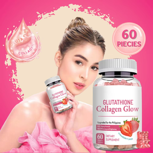 OEM ODM glutatione collagene Gummies naturale integratore a base di erbe prodotti di bellezza per le donne sbiancamento e antiossidanti benefici - Product Image 2