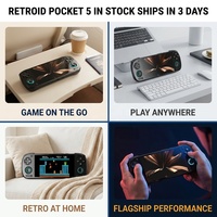 Console de jeu portable Retroid Pocket 5 RP5 Android 13 Snapdragon865 5,5 pouces AMOLED 3 couleurs en stock Expédition rapide