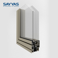 Ventana Fija de Alta Resistencia con Rotura de Puente Térmico, Resistente a Impactos para Aberturas Grandes, con Clasificación para Huracanes, Grado Marino, Ventanas Sayyas GR75OWS