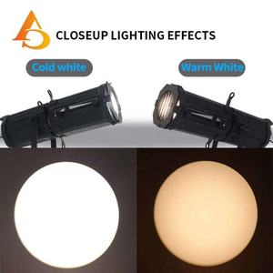 Proyector de Teatro Blanco Cálido/Blanco Frío de 300w, Proyector Ellipsoidal con Zoom DMX - Product Image 3