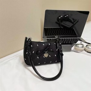 Bolso bandolera de nicho con lazo de mariposa, diseño diagonal, 2026 - Product Image 3