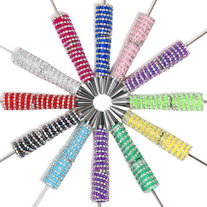 Nouveau collier de <span class=keywords><strong>perles</strong></span> de diamant complet faisant <span class=keywords><strong>à</strong></span> la main des <span class=keywords><strong>perles</strong></span> de forage créatives dégradé résine griffe chaîne bâton - Product Image 4