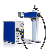 Machine de marquage laser à fibre MOPA JPT M7 100W, graveur 300x300mm avec axe rotatif 80mm, marquage profond haute vitesse DXF/PLT/AI/DWG