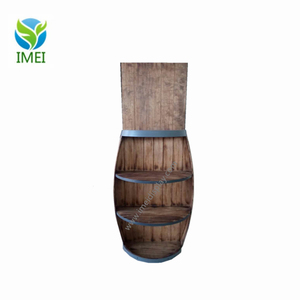 Casier <span class=keywords><strong>de</strong></span> rangement en bois pour tonneau à <span class=keywords><strong>vin</strong></span>, Design personnalisé, étagère d'exposition, 9 - Product Image 1