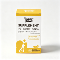 Complément alimentaire liquide multivitaminé pour animaux de compagnie, marque privée OEM, à absorption rapide, pour chiens et chats de tous âges