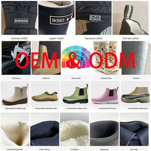 <span class=keywords><strong>Stivali</strong></span> <span class=keywords><strong>da</strong></span> Lavoro Personalizzati al Ginocchio con Punta in Acciaio, Impermeabili, Caldi, in Neoprene, per <span class=keywords><strong>Neve</strong></span> <span class=keywords><strong>e</strong></span> <span class=keywords><strong>Pioggia</strong></span> - Product Image 3