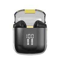 Écouteurs sans fil BT Stereo Mini TWS avec affichage numérique Microphone ENC Écouteurs de sport à réduction de bruit pour jeux vidéo
