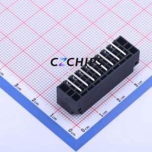 KF2EDGSRMG-3.5-2*8P Plug-in Terminal Block Bent Lead Through Hole,P=3.5mm Board-to-Board / Socket Closed Screw Fixing 2x8P 3.5mm - Product Image 2