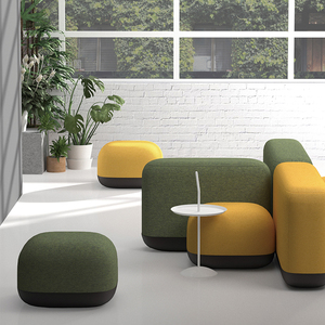 Set di Mobili per <span class=keywords><strong>Ufficio</strong></span> in Pelle dal Design Moderno Poltrone Sedia a 1 Posto Divano per Reception - Product Image 3