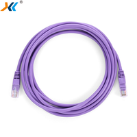 Cables de Conexión Ethernet Cat5e UTP de 0.5m/1m/2m/5m, Longitud Personalizable, Conductor Trenzado, Revestimiento de PE/PVC/LSZH