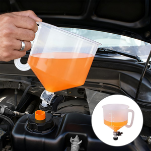 No Spill Coolant Filling Funnel Kit with Valve Switch and Handle <b>Vehicle</b> <b>Tools</b> - Product Image 5