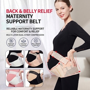 Faja <span class=keywords><strong>de</strong></span> Soporte <span class=keywords><strong>de</strong></span> Maternidad Transpirable y Ajustable, Banda Elástica para el Vientre, Alivio del Dolor <span class=keywords><strong>de</strong></span> Espalda para Embarazadas <span class=keywords><strong>de</strong></span> 2 <span class=keywords><strong>a</strong></span> 9 Meses, Venta al por Mayor OEM - Product Image 2