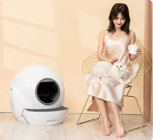 Lettiera Automatica Intelligente per <span class=keywords><strong>Gatti</strong></span> Adulti con Controllo WiFi, Anti-Schizzi e Anti-Trasporto, in Plastica ABS - Product Image 6