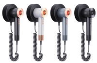 Pengering Rambut Ionik Profesional dengan Diffuser Concentrator untuk Rambut Keriting, Motor Tanpa Sikat 110.000 RPM, 400 Juta Anion, Cerdas