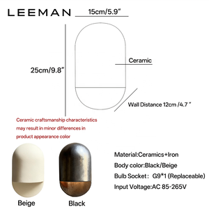 Designer Decorative Ceramic <b>Wall</b> Lamp Interior Home Hotel Restaurant Cafe <b>Wall</b> Mounted <b>Sconce</b> <b>Light</b> Fixture for Corridor Aisle - Product Image 3
