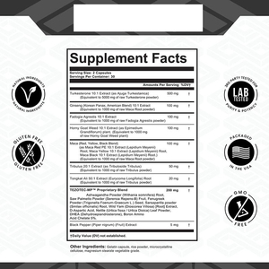 Maca ve Ginseng organik erkekler sağlık takviyesi ile <span class=keywords><strong>Tongkat</strong></span> <span class=keywords><strong>Ali</strong></span> kapsül doğal bitkisel kapsüller enerji Boost özel paket - Product Image 2