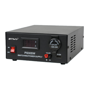 PS30SW 13.8V DC สวิตชิ่งพาวเวอร์ซัพพลาย 30A สำหรับวิทยุแฮม CB สถานีฐาน 220V AC 20A ป้องกันไฟกระชากแบบต่อเนื่อง พร้อมพัดลมระบายความร้อน - Product Image 1