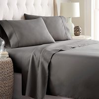 Parures de draps de qualité hôtelière 200TC 100% coton, jetables, motifs floraux/animaux/feuilles, draps plats et ajustés pour la maison et l'hôtel