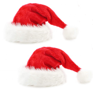 Fournitures de noël chapeau de père noël en feutre décoré - Product Image 5