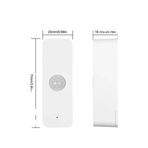 Sensor PIR Inteligente MOES Tuya, Funciona con Batería, <span class=keywords><strong>Barra</strong></span> OLED, WiFi/ZigBee, Detector <span class=keywords><strong>de</strong></span> Movimiento Corporal, Automatización <span class=keywords><strong>de</strong></span> Seguridad para el Hogar Android - Product Image 1