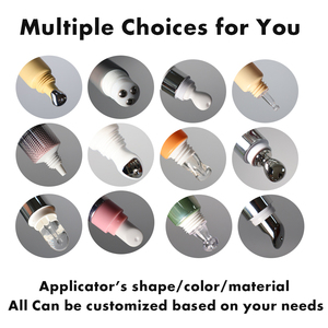 Nuova tendenza riciclabile imballaggio in plastica tubo essenziale tubo crema per gli occhi con bocchetta trasparente PETG gocciolina - Product Image 5