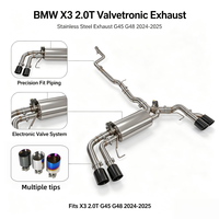 Tubos de Escape de Alto Rendimiento Personalizados para BMW X3L 2.0T G45 G48 2024-2025, Tubos de Escape Catback con Controlador de Válvula Electrónica