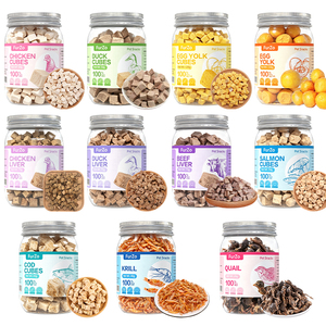 Snacks Liofilizados Personalizables para Perros, Cubos de Pato, Fáciles de Digerir, Bajos en Grasa, Altos en Proteínas, Golosinas Nutritivas para Perros y Gatos - Product Image 4