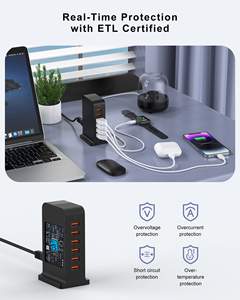 Station de charge USB multi-ports 6 ports 50W pour plusieurs appareils iPhone - Product Image 3