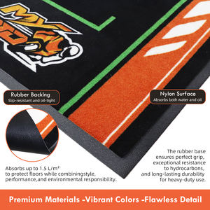 Karpet Motor Karet Logo Kustom Langsung dari Pabrik untuk Perlindungan Garasi & Parkir Luar Ruangan - Product Image 2