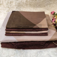 Collection de linge de lit en coton et lin de qualité supérieure, 6 pièces : 1 drap plat, 1 drap-housse, 4 taies d'oreiller, respirant, pour usage domestique, disponible en plusieurs tailles