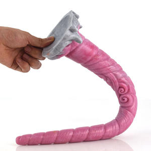 Pénis en Silicone Super Long de 17.7 pouces avec ventouse, Animal, Dragon, monstre, gode Flexible, jouets sexuels pour adultes pour hommes - Product Image 5