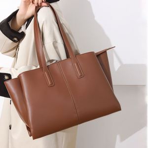 Sac fourre-tout tendance en PU pour femme, sac à bandoulière de style rétro européen et américain, sacs à main de luxe pour femme - Product Image 6