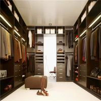 Armoire Ace combinaison de meubles de chambre à coucher portables armoire-penderie organisateur de vêtements garde-robe de luxe avec accessoires