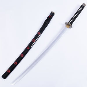 Minghu Anime espada nuevo Sauron y <span class=keywords><strong>Daoyi</strong></span> palabra otoño agua fantasma Toru nieve caminar madera bambú hoja japonesa espada Cosplay - Product Image 6