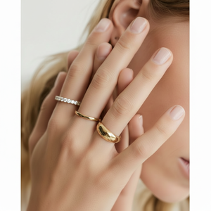 แหวนเพชรพลอยแซฟไฟร์ออโรร่าแล็บโกรว์น ชุบทองคำแท้ โรเดียม ประดับพลอยแพลตตินั่ม ฝังโรเดียม ดีไซน์สวยงามสำหรับเด็กผู้ชาย - Product Image 1